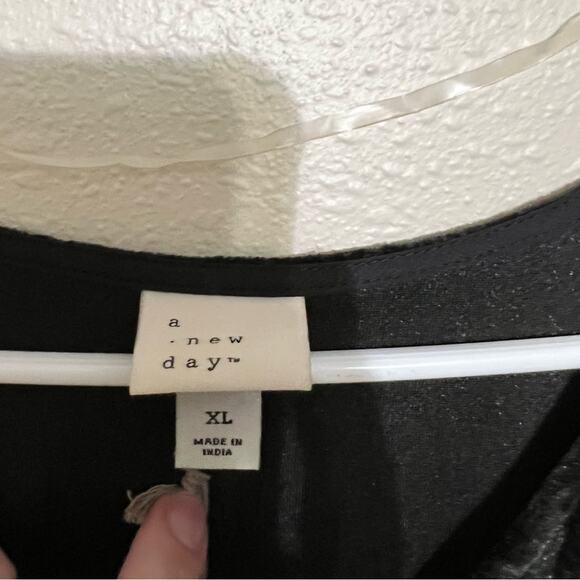 NWT Black Velvet Bell Sleeve Jumpsuit with Pockets - Picture 6 of 8